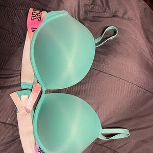 It is a Pink brand bra and it is warn